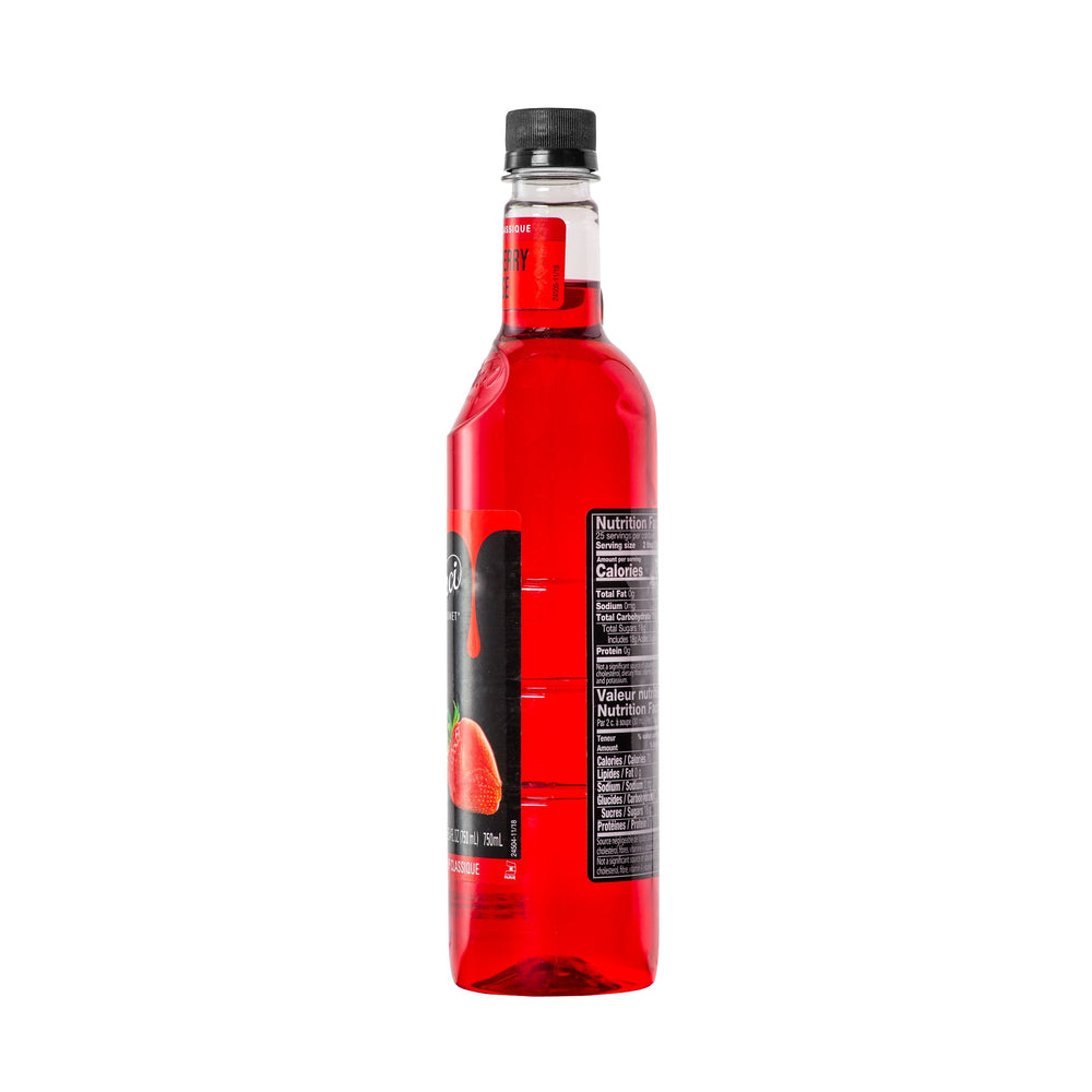 Classic Strawberry Syrup - 4 x 750 ml Plastic