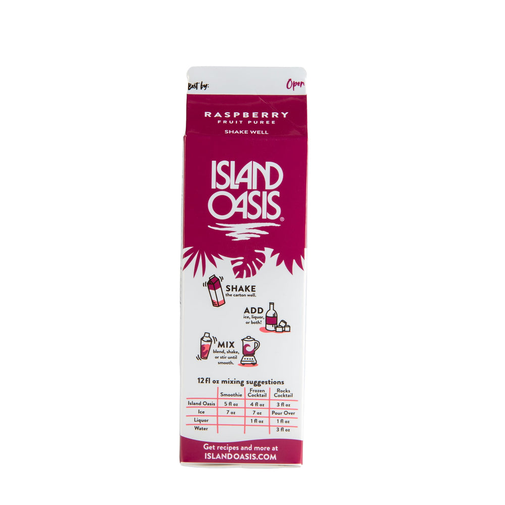 Red Raspberry Frozen Beverage Mix - 12 x 32 oz