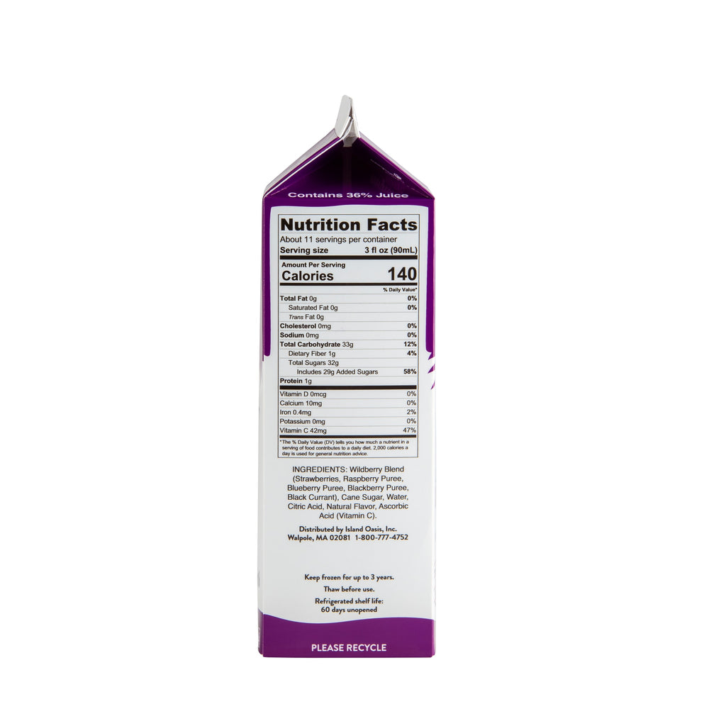 Wild Berry Frozen Beverage Mix - 12 x 32 oz