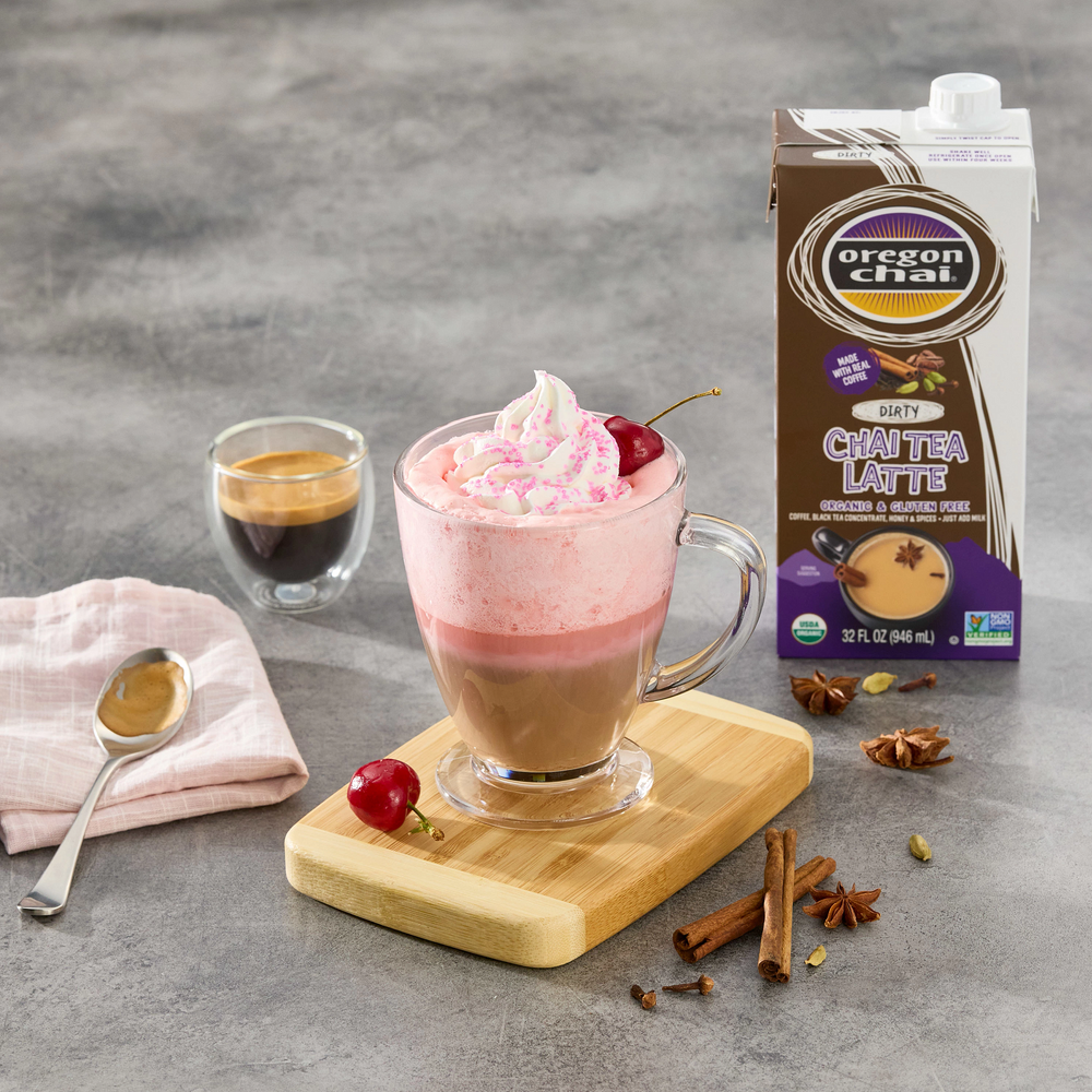 Cherry Dirty Chai
