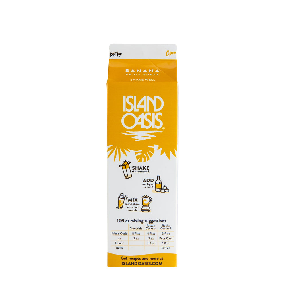 Banana Frozen Beverage Mix - 12 x 32 oz