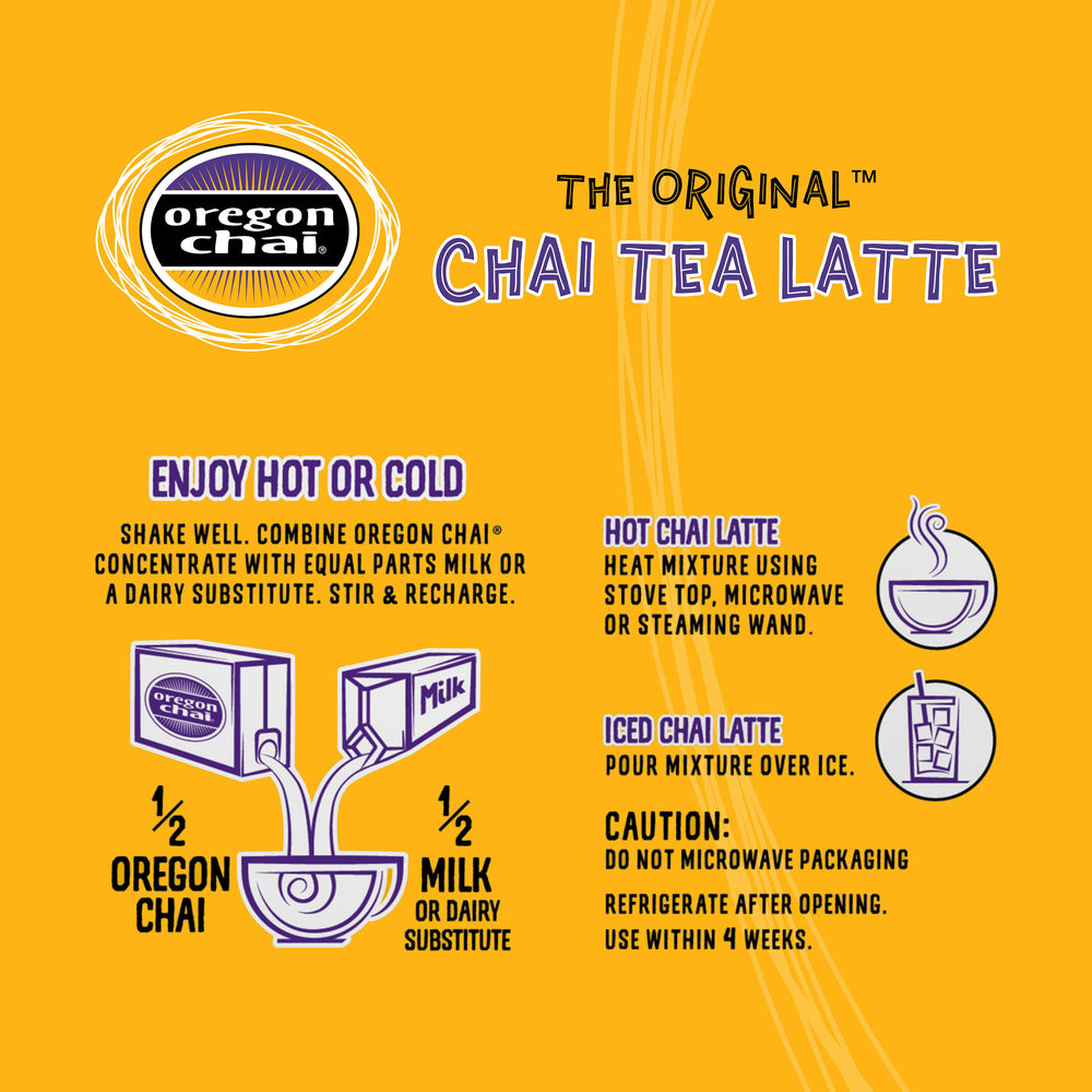 Sugar Free Chai Concentrate - 6 x 32 fl oz