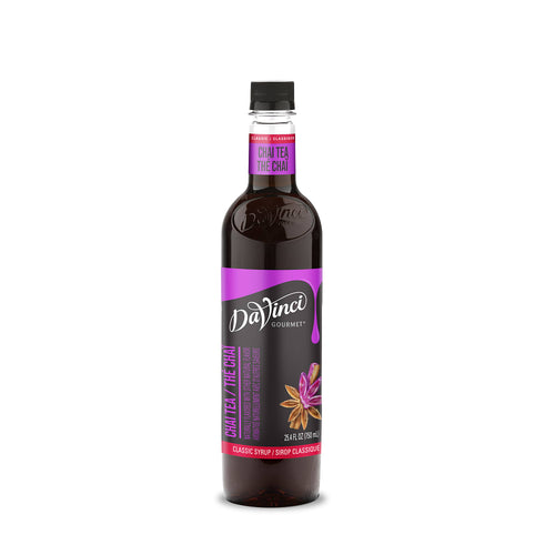 DaVinci Gourmet Chai Tea Concentrate - 4 x 750 ml Plastic