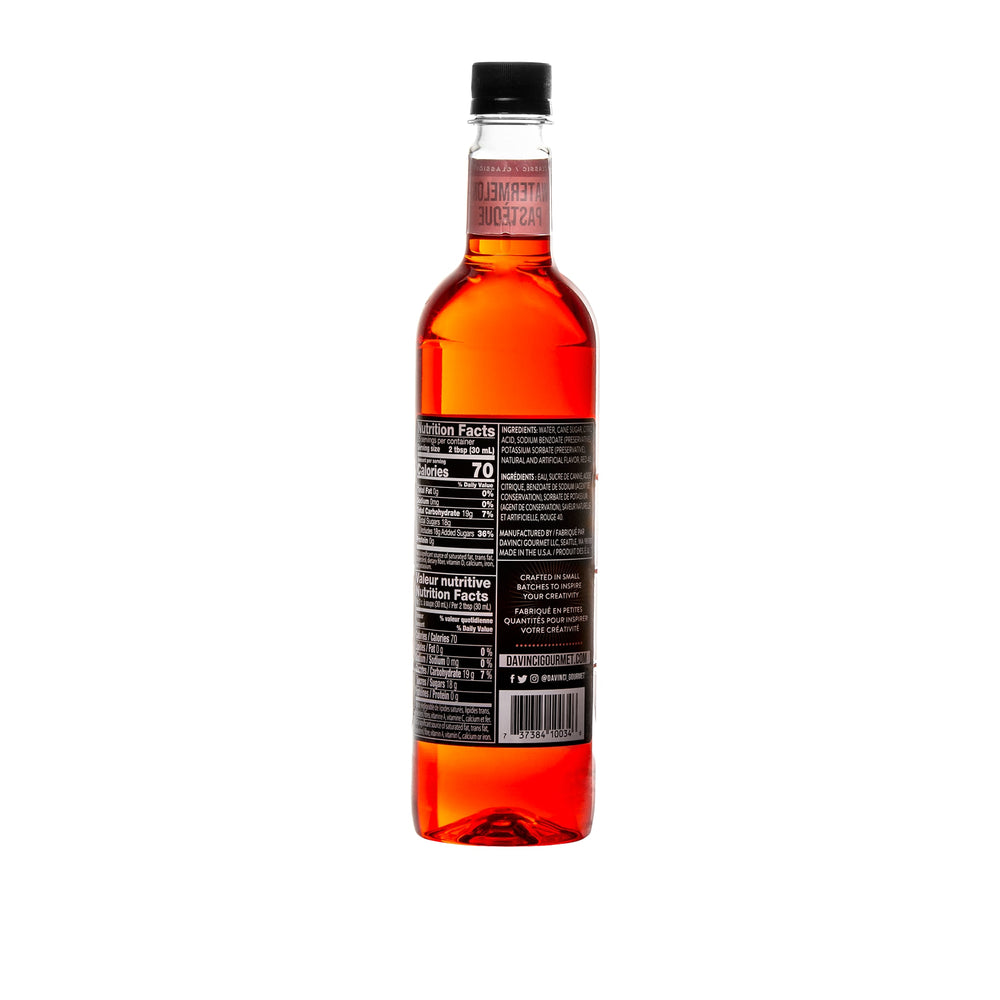 Classic Watermelon Syrup - 12 x 750 ml Plastic
