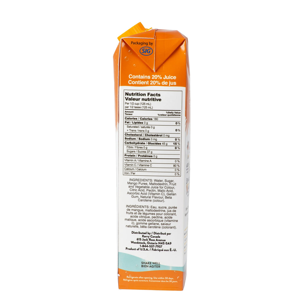 Mango Frozen Beverage Mix - 12 x 1 qt