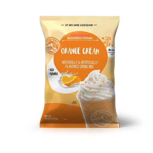 Big Train Kidz Kreamz Orange Cream Blended Beverage Mix - 5 x 3.5lb Bags