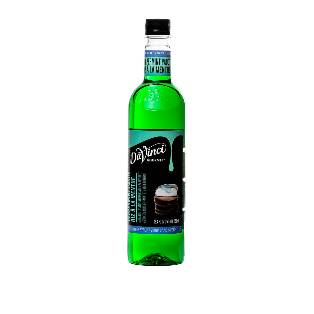 DaVinci Gourmet Sugar-Free Peppermint Paddy Syrup - 4 x 750 ml Plastic