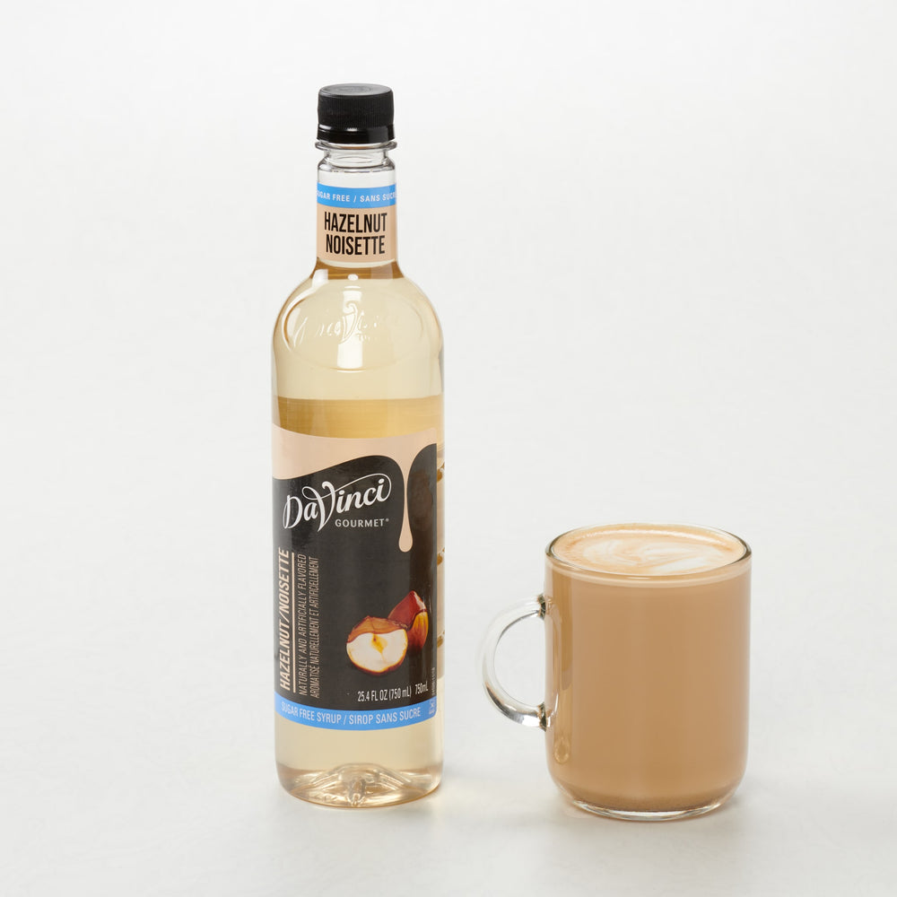 Sugar-Free Original Hazelnut Syrup - 4 x 750 ml Plastic
