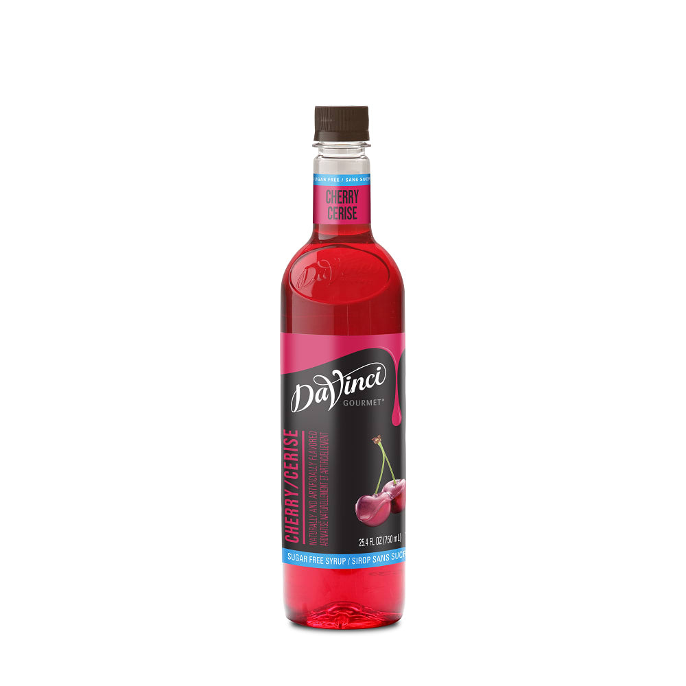 DaVinci Gourmet Sugar-Free Cherry Syrup - 4 x 750 ml Plastic