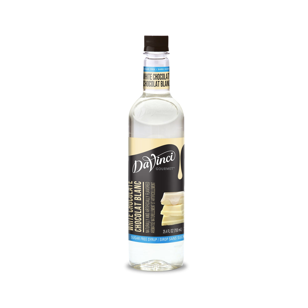 Sugar-Free White Chocolate Syrup - 12 x 750 ml Plastic