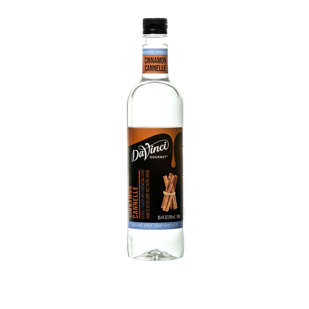 DaVinci Gourmet Sugar-Free Cinnamon Syrup - 4 x 750 ml Plastic