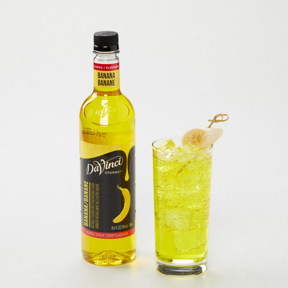 Classic Banana Syrup - 4 x 750 ml Plastic