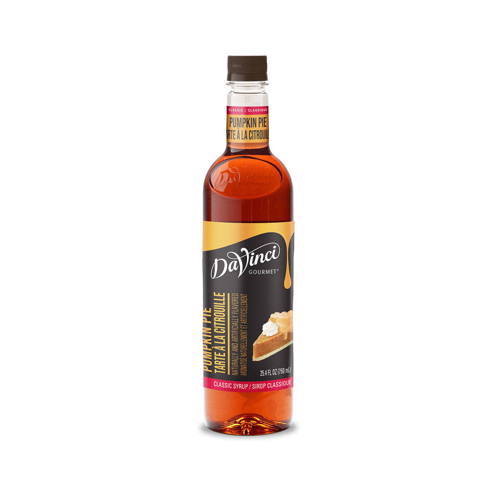 DaVinci Gourmet Classic Pumpkin Pie Syrup - 4 x 750 ml Plastic