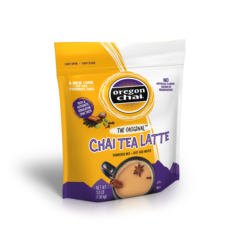 Oregon Chai Original Dry Chai Latte Mix - 4 x 3 lb