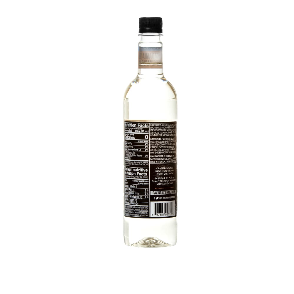 DaVinci Gourmet Sugar-Free Macadamia Nut Syrup - 4 x 750 ml Plastic