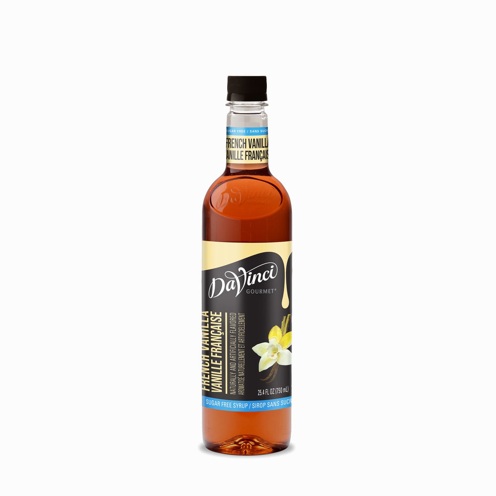 Sugar-Free French Vanilla Syrup - 12 x 750 ml Plastic