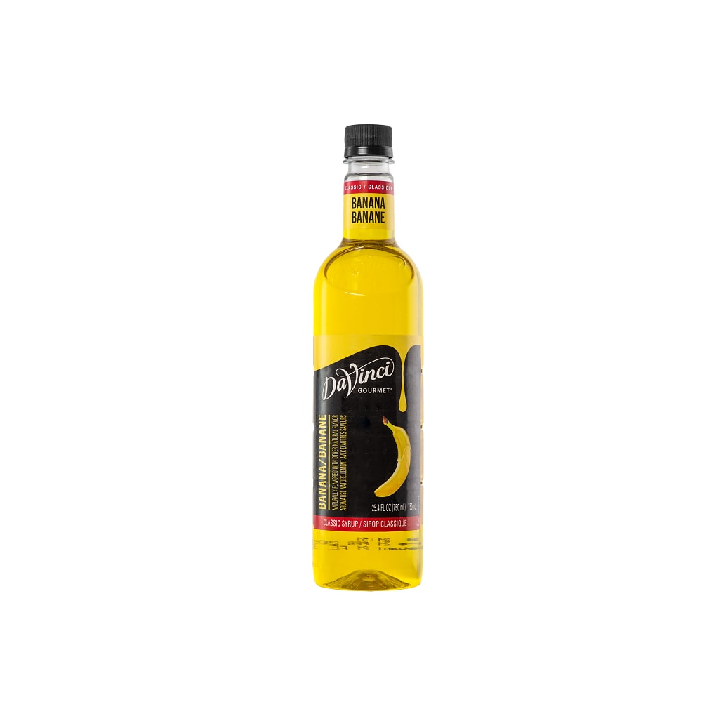 DaVinci Gourmet Classic Banana Syrup - 4 x 750 ml Plastic