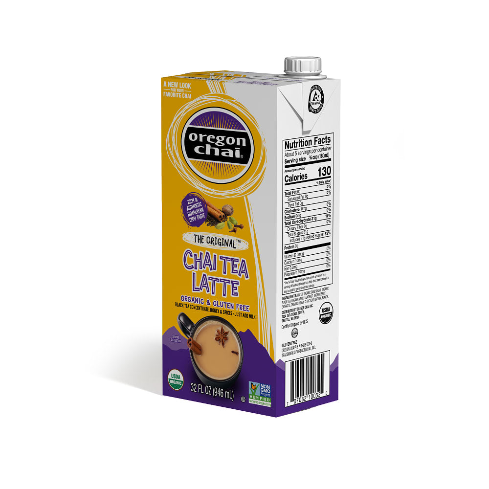 Oregon Chai Original Chai Concentrate - 12 x 32 fl oz