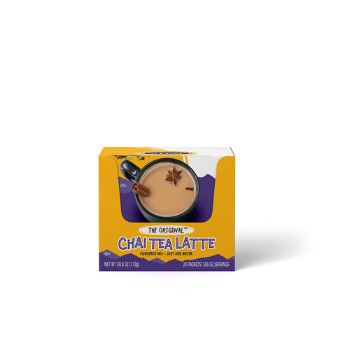 Oregon Chai Original Dry Chai Latte Mix - 6 x 24 CT Carton