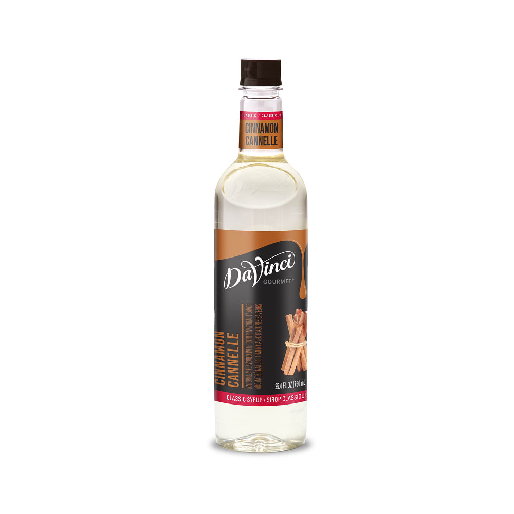 DaVinci Gourmet Classic Cinnamon Syrup - 4 x 750 ml Plastic