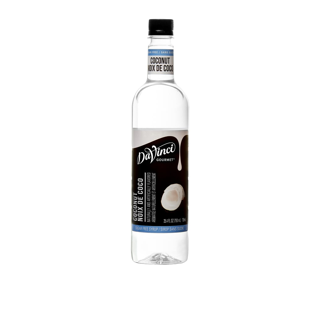 DaVinci Gourmet Sugar-Free Coconut Syrup - 4 x 750 ml Plastic