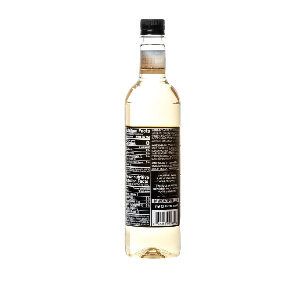 DaVinci Gourmet Sugar-Free Dulche De Leche Syrup - 4 x 750 ml Plastic
