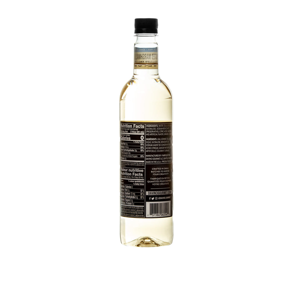 Sugar-Free Toasted Marshmallow Syrup - 12 x 750 ml Plastic