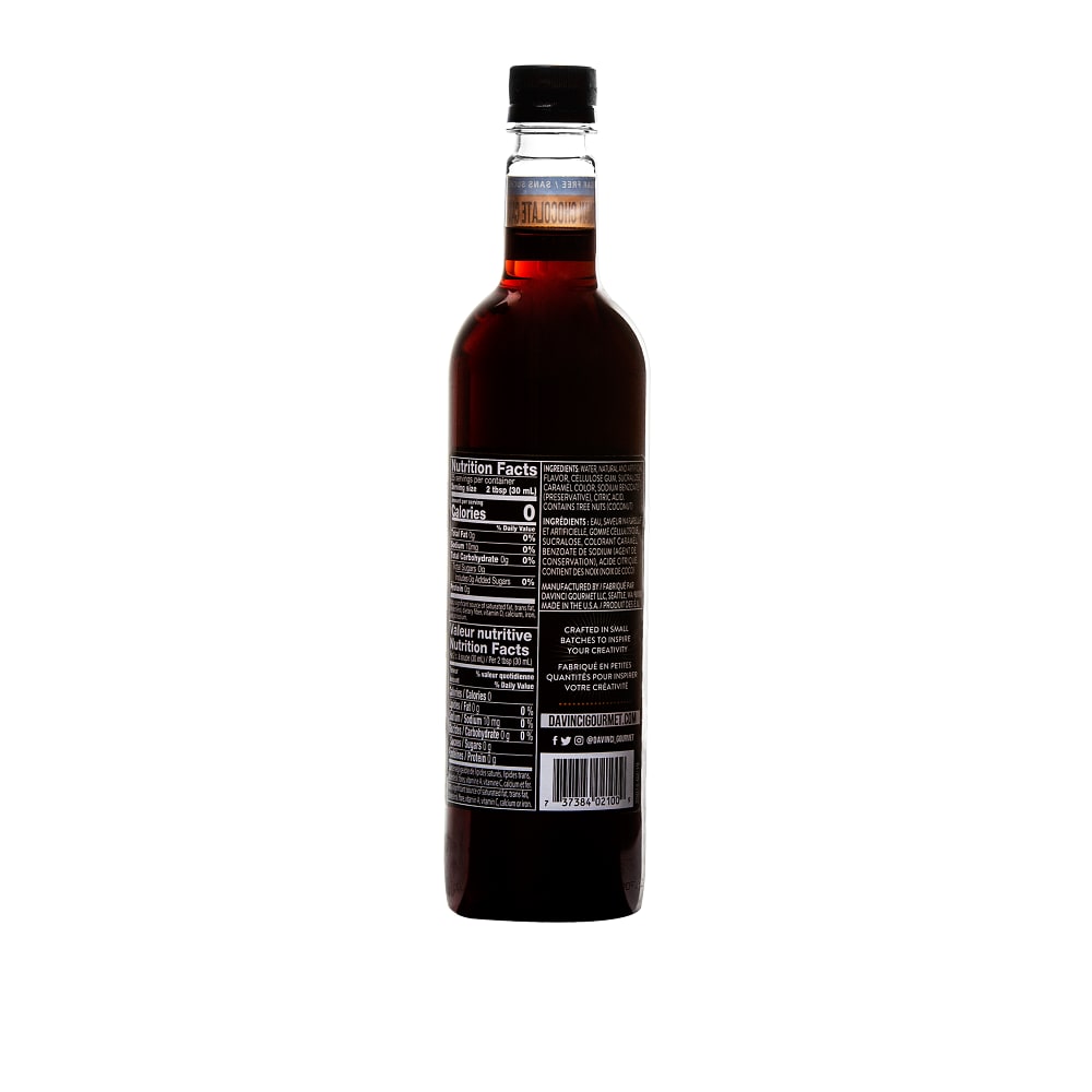 DaVinci Gourmet Sugar-Free German Chocolate Cake Syrup - 4 x 750 ml Plastic