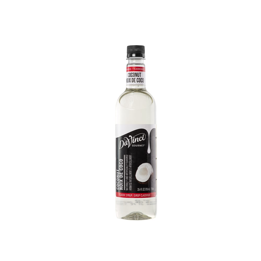 DaVinci Gourmet Classic Coconut Syrup - 4 x 750 ml Plastic
