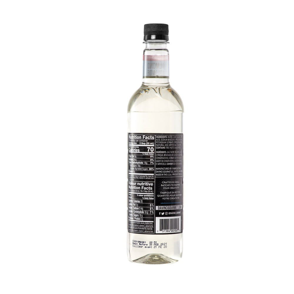 Classic Almond Syrup - 4 x 750 ml Plastic