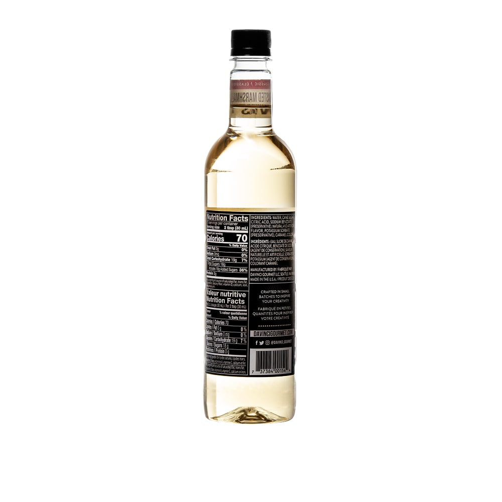 DaVinci Gourmet Classic Toasted Marshmallow Syrup - 4 x 750 ml Plastic