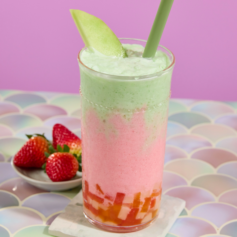 Strawberry Honeydew Boba 