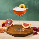 Sparkling Blood Orange Paper Plane
