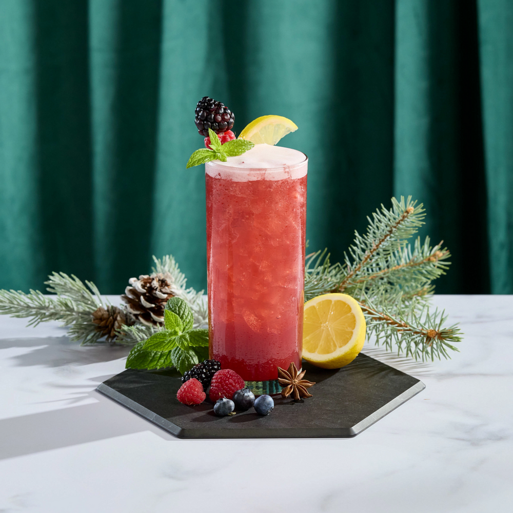 Chai Berry Shaken Lemonade