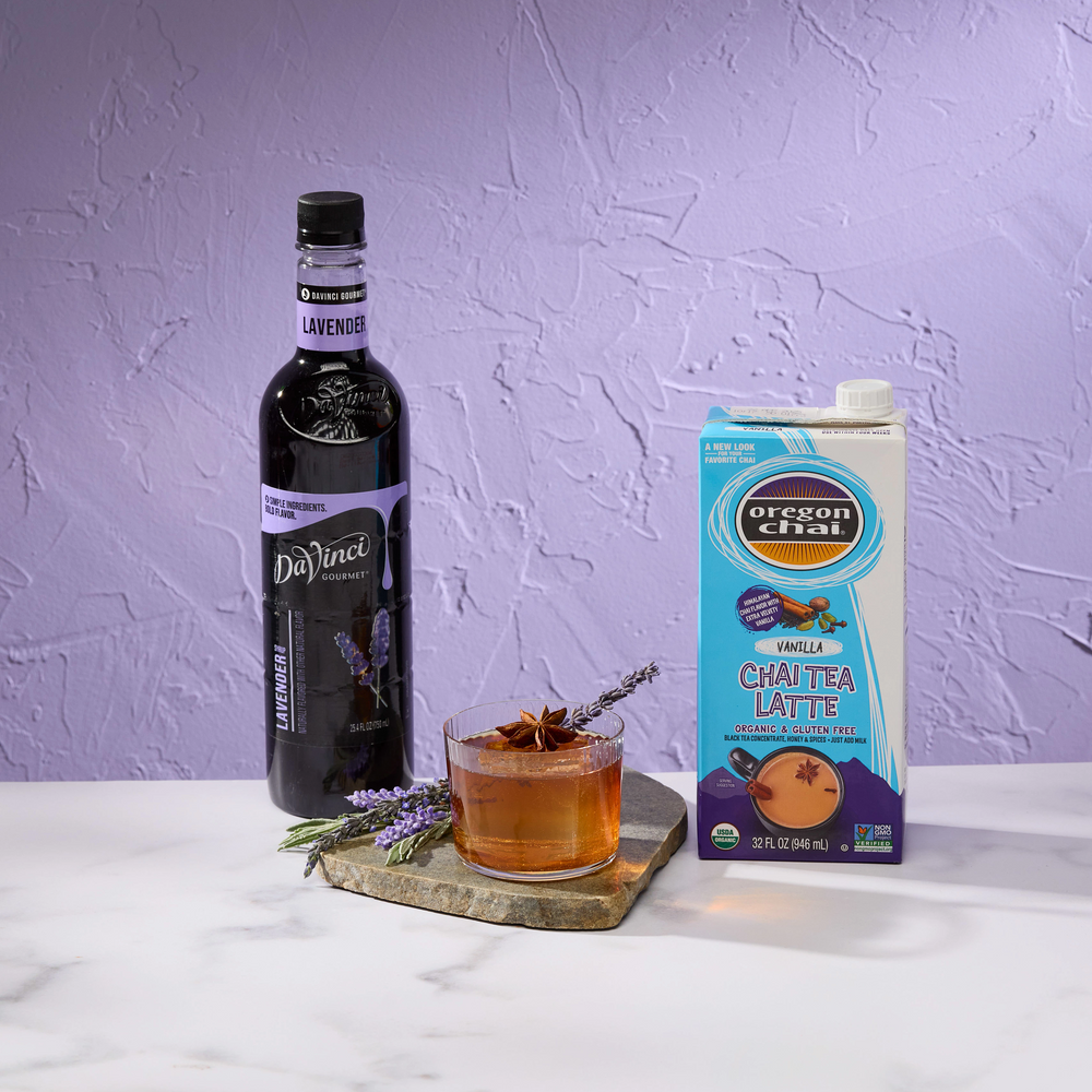 Lavender Vanilla Chai Old-Fashioned