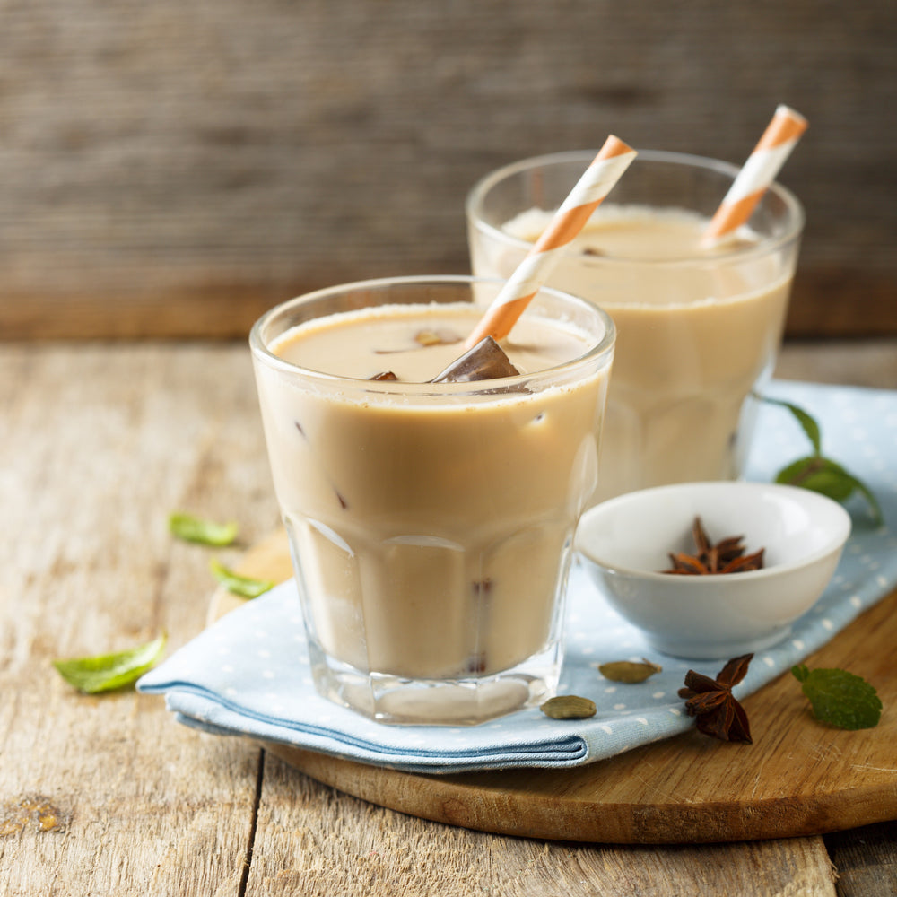Iced Gingerbread Chai Tea Latte