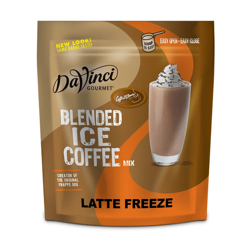 DaVinci Gourmet Latte Freeze Blended Iced Coffee Mix - 5 x 3 lb Bag