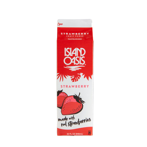 Island Oasis Strawberry Beverage Mix - 12 x 32 oz