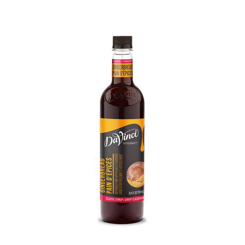 DaVinci Gourmet Classic Gingerbread Syrup - 4 x 750 ml Plastic